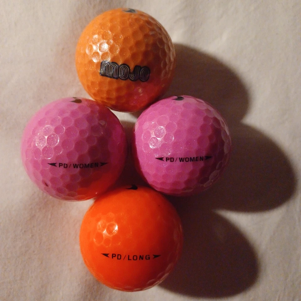 Pelotas de golf Nike 2-naranja 2-rosa Foto 2 de 2