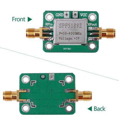SPF5189 LNA 50-4000MHz RF Low Noise Amplifier Signal Receiver NF = 0.6dB- *lm