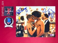 Robin Tunney Johnny Whitworth Empire Records dual signed 11x14 photo Beckett