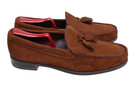 New Gap Made in USA Brown Suede Leather Tassel Loafer Dress Shoe SZ 10.5M — photo 2