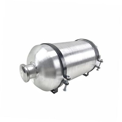 JSD 3.25 Gallons 8'' x 16'' Aluminum Small Fuel Tank Gas Tank Vertical Fill 1/4'' 