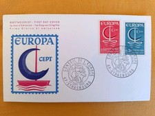 FRANCE 1966–FDC EUROPA CEPT–STRASBOURG CONSEIL DE L’EUROPE–YT 1490/1491 – 1er J