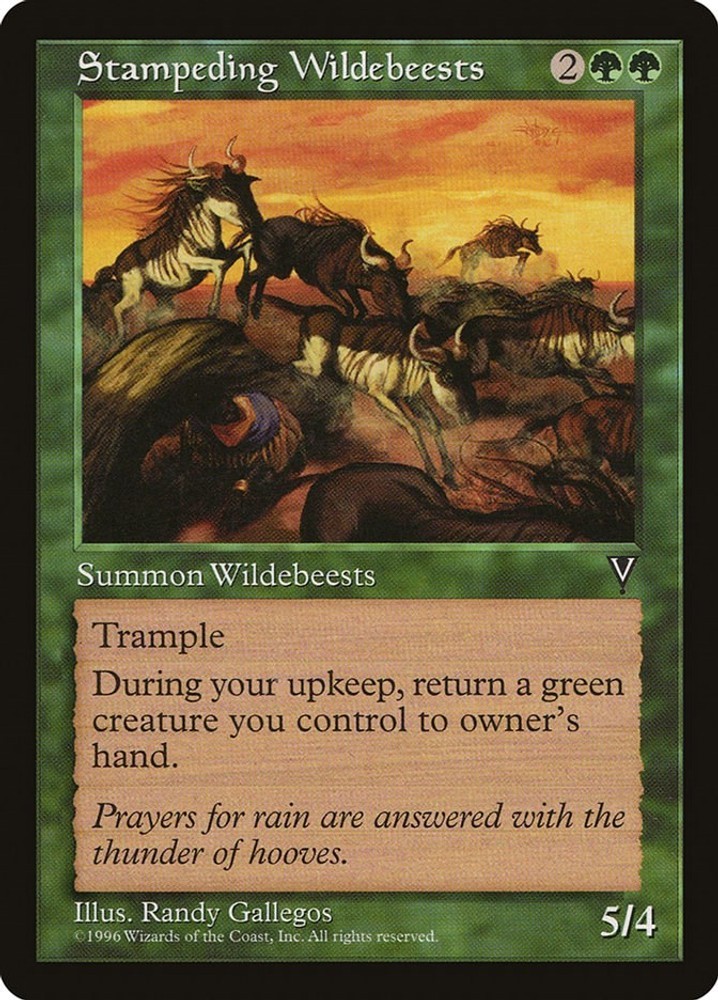 LP - Stampeding Wildebeests VIS - 121 Visions