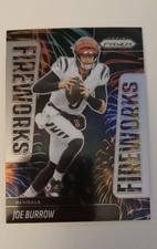 2025 Panini Prizm - Fireworks Joe Burrow #25