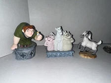 Disney Parks Hunchback Of Notre Dame Gargoyles Djali Quasimodo Figurines Vintage