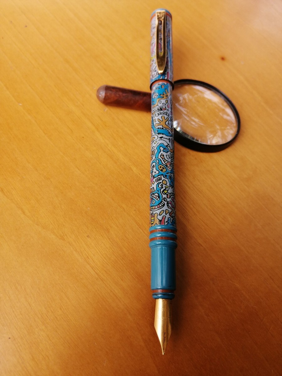 Lot De 3 Stylos Plume Waterman Collection Années 1990 - Acier, Bleu | Occasion