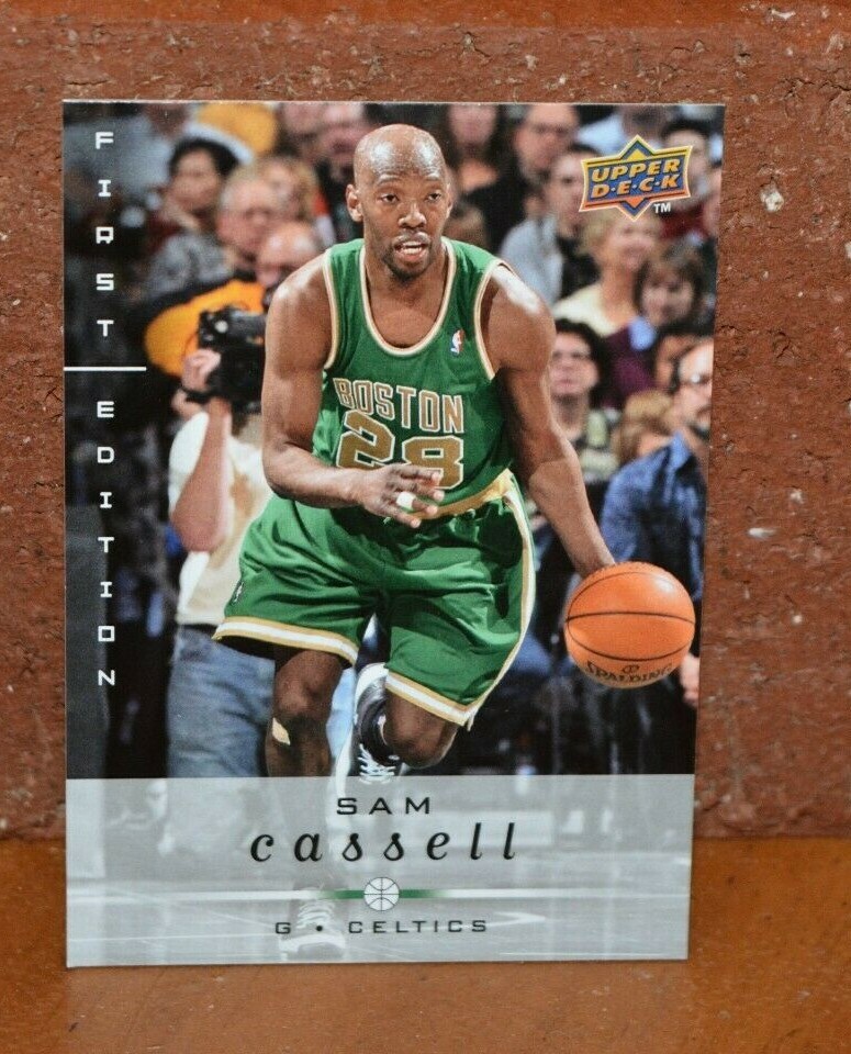 BASKETBALL CARD UD FIRST EDITION SAM CASSELL CELTICS