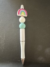 Handmade Beaded Pen - Rainbow
