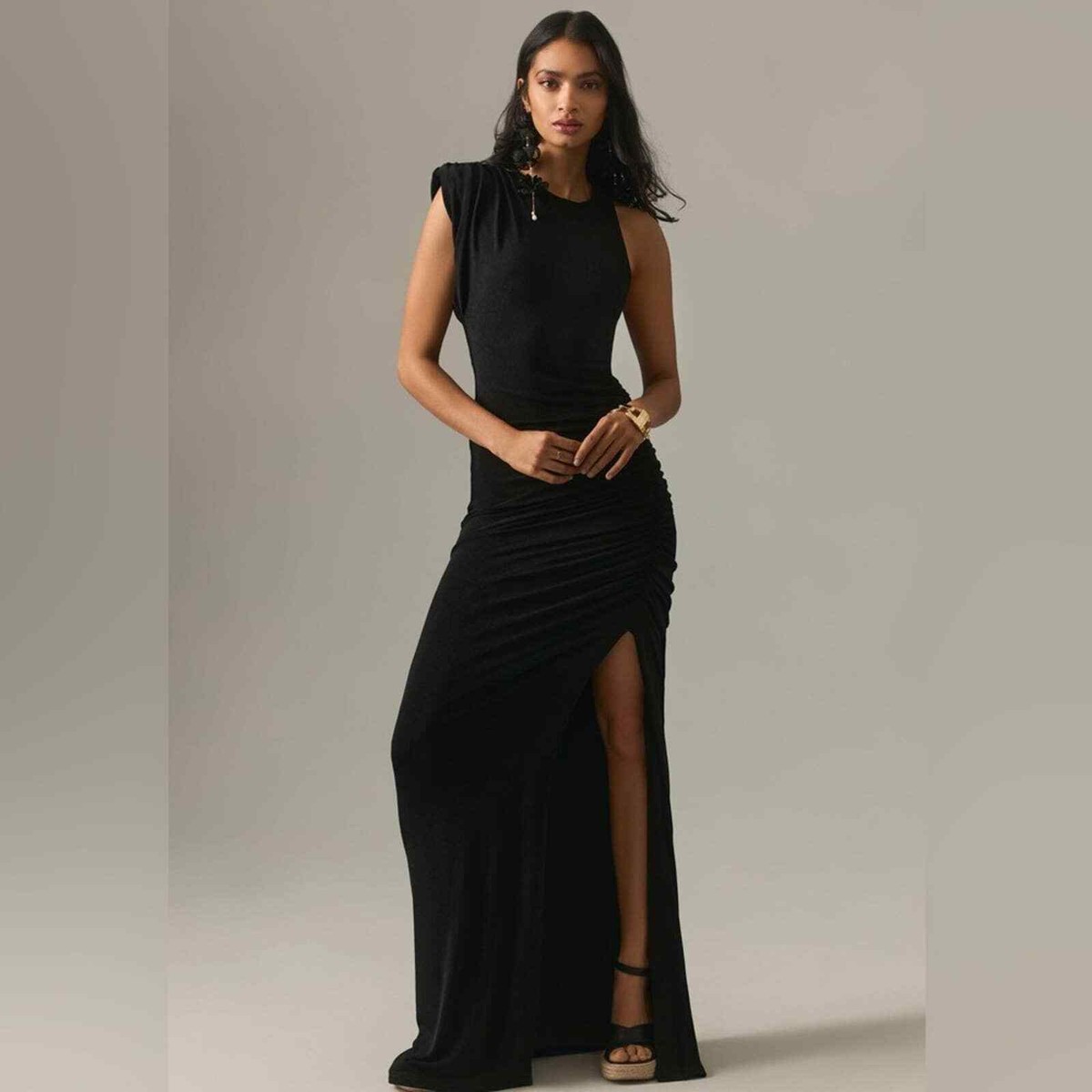 green emerald velvet dress MISHA Women's The Leni Dress, Black, XL at Amazon Women's Clothing store