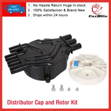 Distributor Cap and Rotor Kit For Chevrolet S10 GMC 4.3L V6 Vortec DR475 DR331