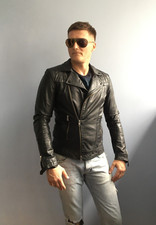 AllSaints motorcycle biker leather jacket SALE