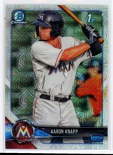 2018 Bowman Chrome Prospects Mega Box Aaron Knapp Miami Marlins #BCP5