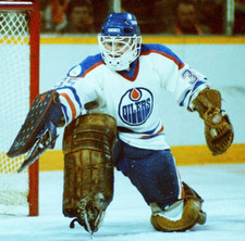 CCM HT2 HM30 Dangler Goalie Helmet Mask Andy Moog Edmonton Oilers Hockey