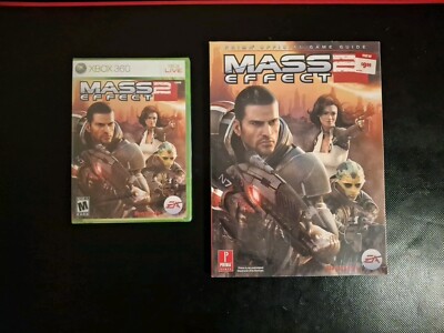 Mass Effect 2 (Microsoft Xbox 360, 2010) Sealed Game And Guide! Hot!