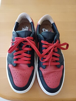 nike air jordan 1 elevate lo, Schwarz-rot, Größe 42, Guter Zustand