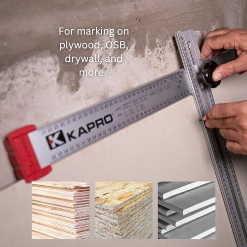 Kapro 317 Adjustable 48 Inch Ruler With Locking Head For Drafting And ...