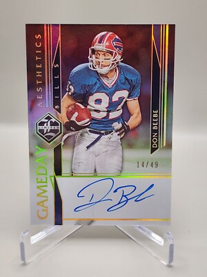 2023 Panini Limited - Gameday Aesthetics #GDA-DBE Don Beebe 14/49