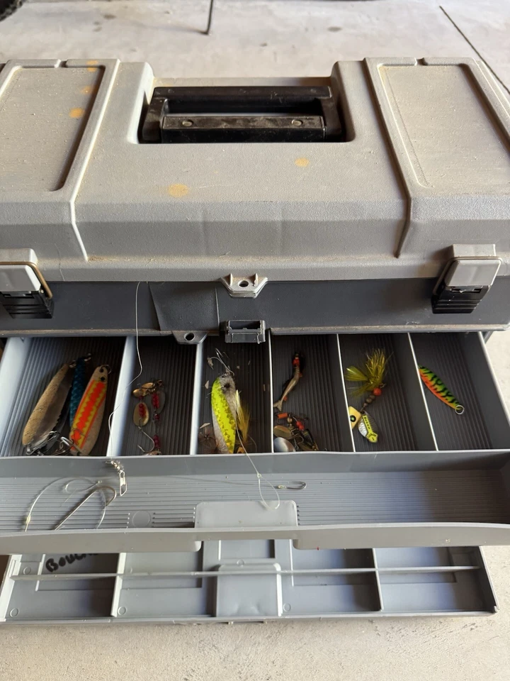 Plano Fishing Tackle Box With Supplies - Image 3 of 4