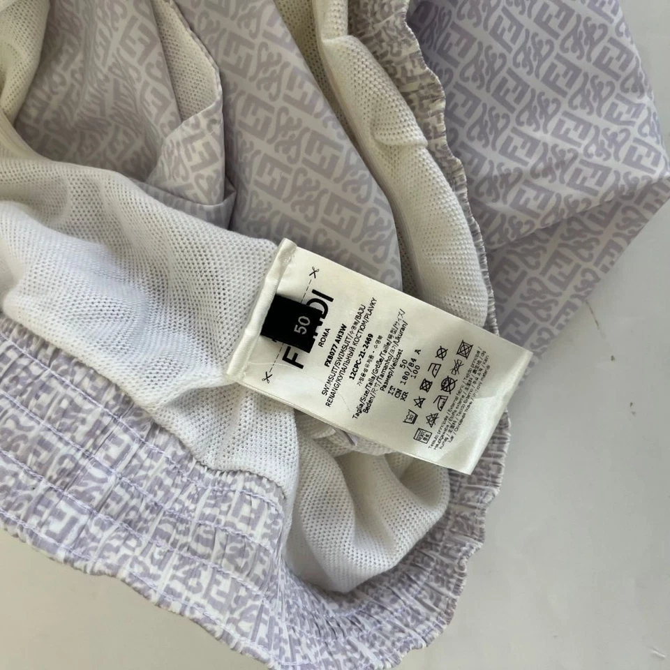 Мужские шорты на шнурке Fendi FF - Изображение 3 из 4