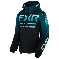 FXR RRX Insulated Women's Snowmobile Jacket - Ocean-Mint Fade/Black