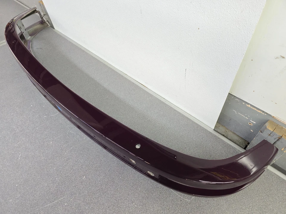 NICE USED ORIGINAL PORSCHE 911 SC 930 FRONT BUMPER BEAM W WASHERS PURPLE #4 - Изображение 3 из 4