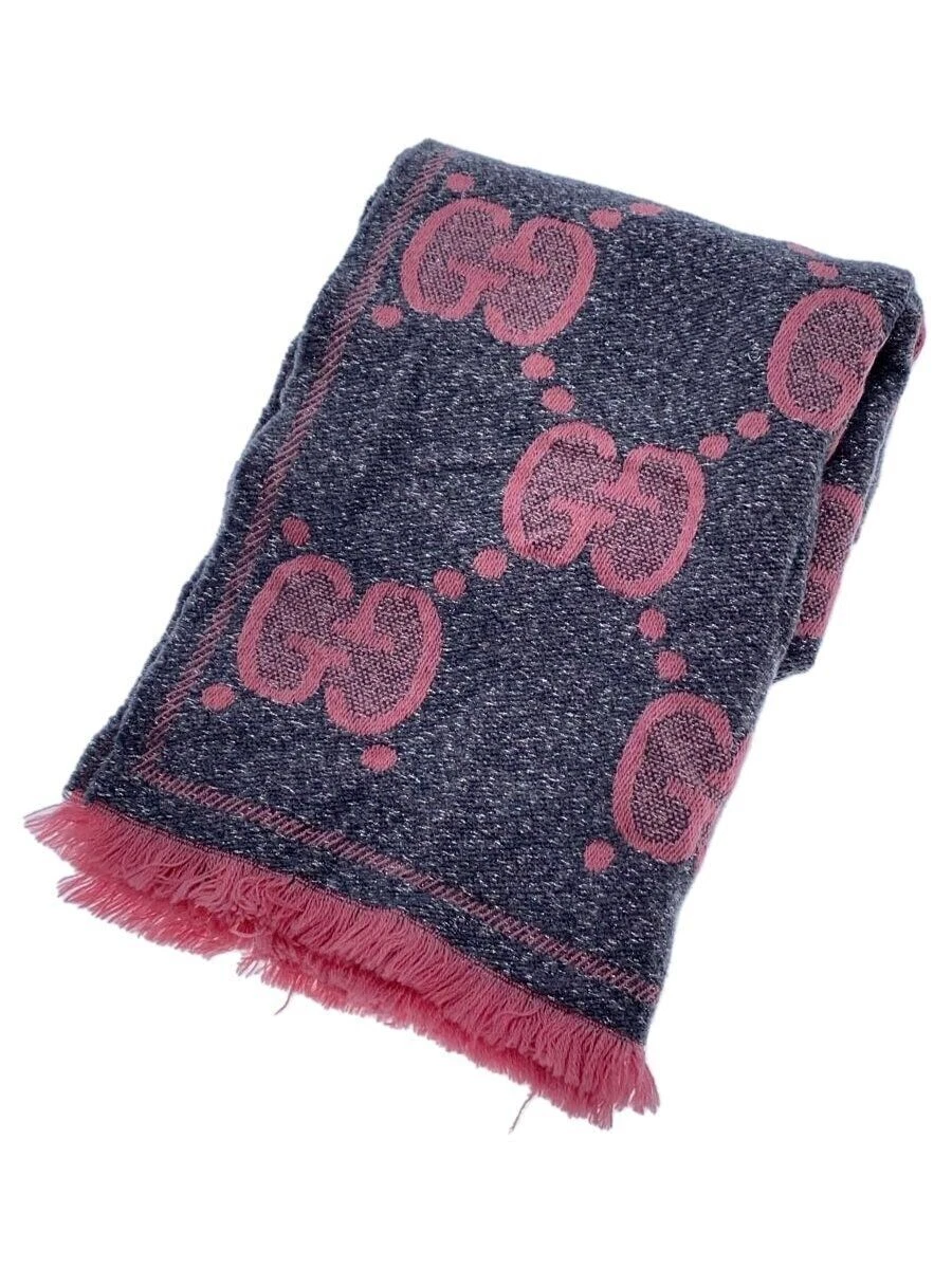 GUCCI 3GC15 foulard laine rose femme 598993 occasion