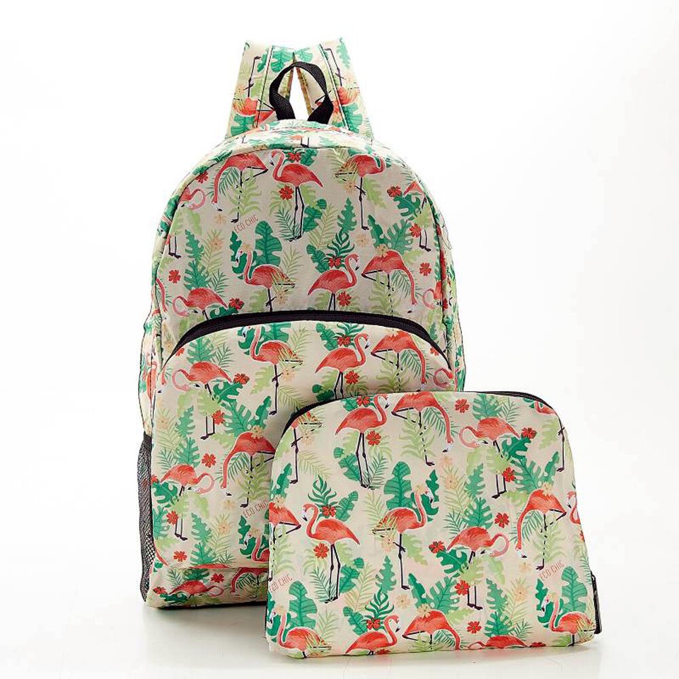 Eco Chic Lightweight Foldable Strong Ruck Sack - Back Pack - Various ...