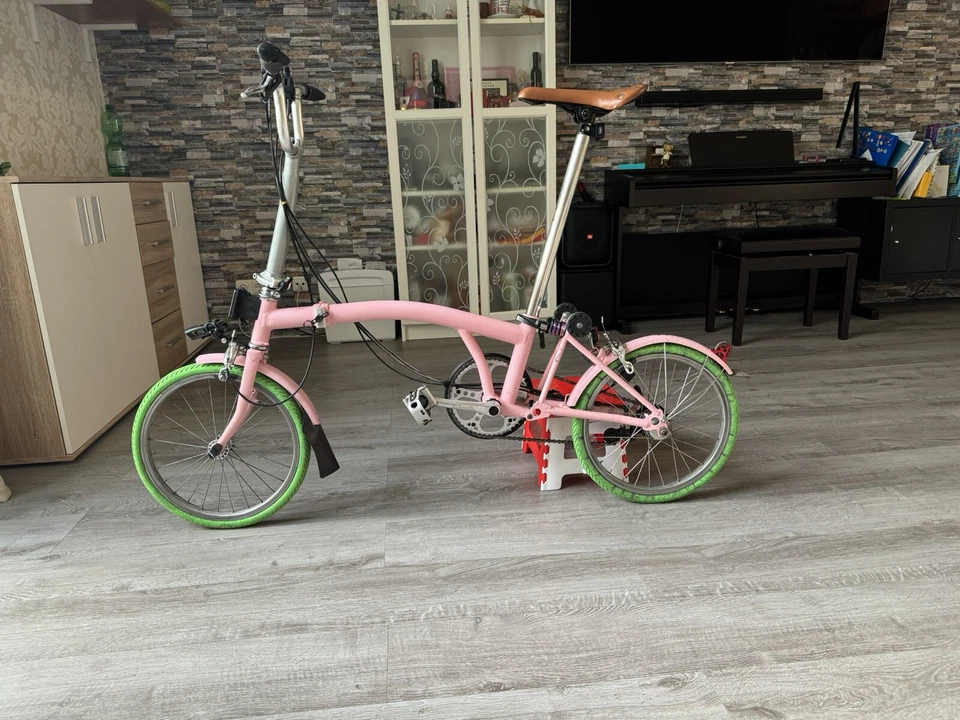 Brompton Einzelstück 18 Zoll Rose 6 Gänge