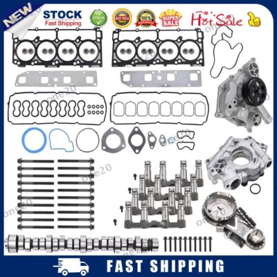 For 2003-2008 Dodge Ram 1500 5.7L Hemi MDS Lifters Camshaft Head Gasket Bolt Kit
