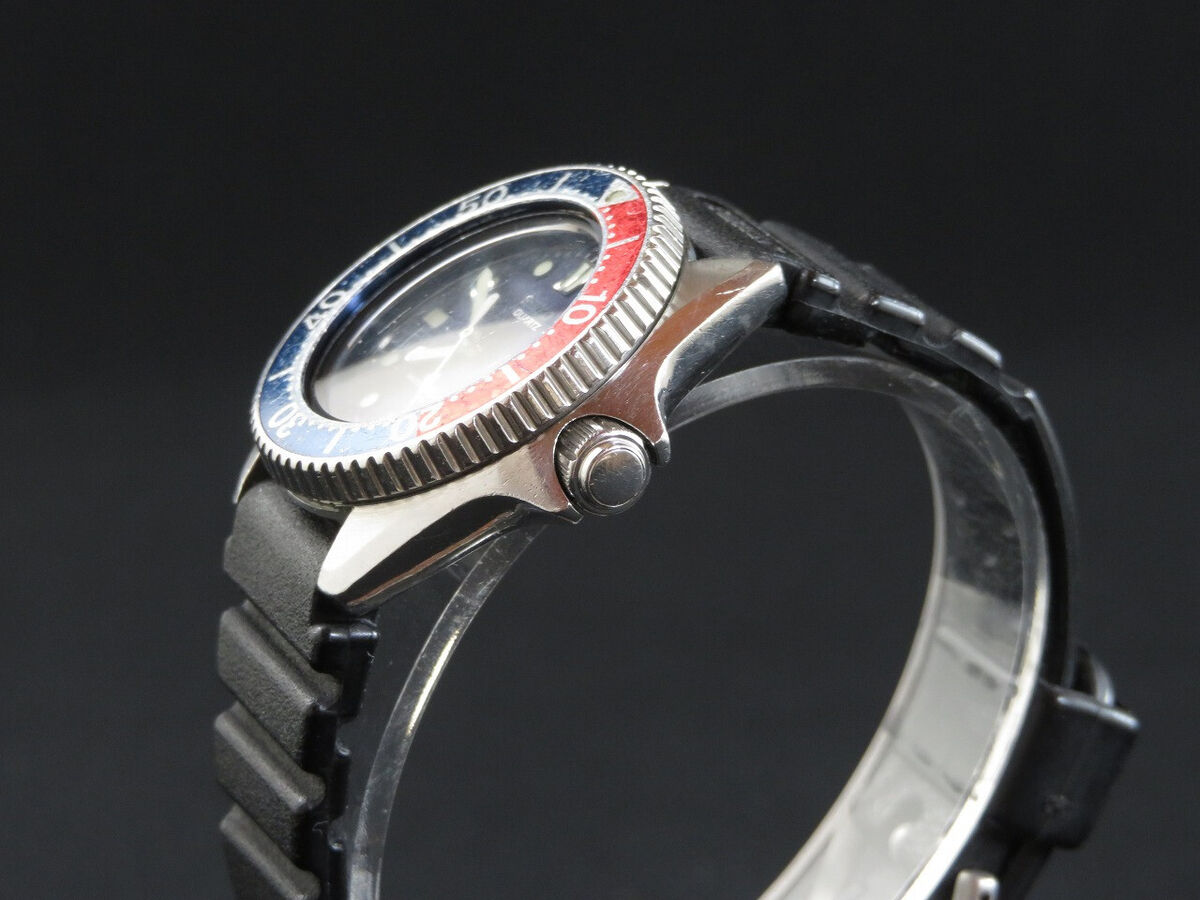VINTAGE SEIKO Diver 2625-001B Quartz Women Wristwatch Pepsi VINTAGE SEIKO Diver 2625-001B Quartz Women Wristwatch Pepsi