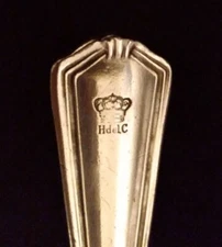 Vintage Hotel Del Coronado Silver Plate Dinner Fork Crown Stamp HdelC Victorian