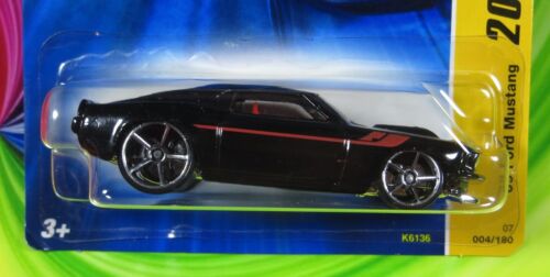 Tarjeta Ford Mustang 2007 Hot Wheels nuevos modelos negra '69 #004 HW82-081424 - Imagen 2 de 7