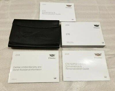 Brand New 2019 Cadillac CT6 Super Cruise Owners Manual with Leather Case