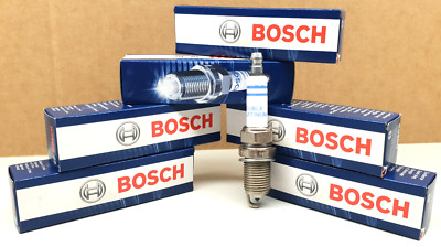 6x BOSCH Zündkerze 0242235776 FR7KPP332 für AUDI A6 4F C6 2.4 3.0 2.8 / 3.2 FSI