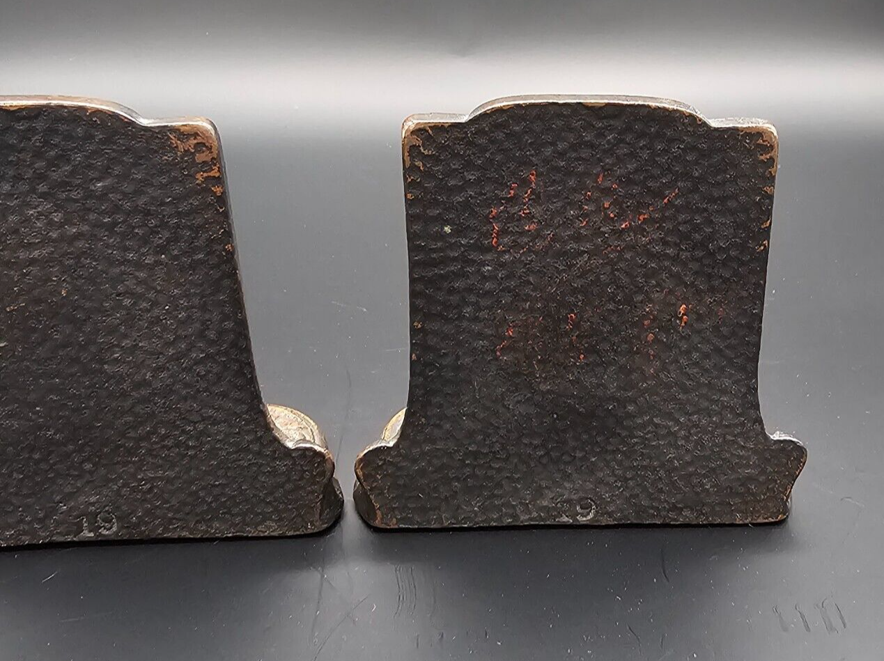 Antique Bronze Lion Bookends Art Deco Desk Ornament Paperweight Matching Pair eBay