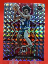 2021-22 Panini Silver Mosaic Prizm SP Josh Christopher RC #224 Rockets 🚀 🔥