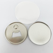 2-1/4" 58mm Bottle Opener with Magnet Button Parts Supplies for Pro Maker 100pcs