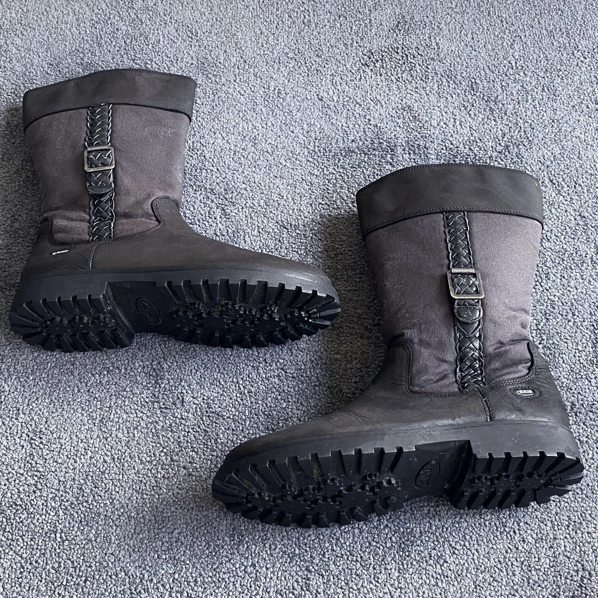 Clarks Gore Tex Boots Size UK 3.5F Black Mix Pull On Boots Girls