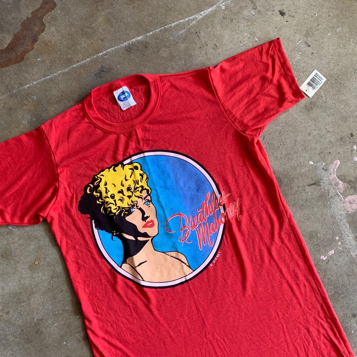 MADONNA 非売品　オフィシャル　Tシャツ　ブレスレット　Mサイズ 1990 VINTAGE 90s MADONNA BREATHLESS MAHONEY DICK TRACY MOVIE T