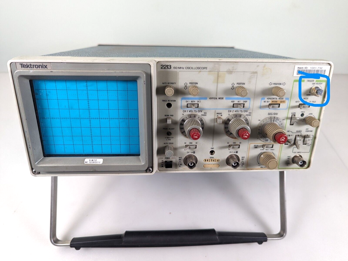 Tektronix 2213 Analog Oscilloscope 60MHZ (Read) | eBay Tektronix 2213 Analog Oscilloscope 60MHZ (Read) | eBay