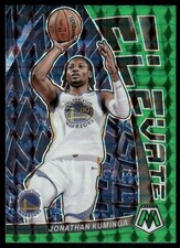 2022-23 Panini Mosaic #14 Jonathan Kuminga Elevate Mosaic Green
