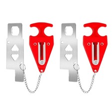 ZZRUI Portable Door Lock Extra Lock for Additional Privacy and Safety in Home...