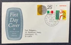 1968 Mexico Olympics APO Shield First Day Cover FDC GPO Melbourne FDI Postmark