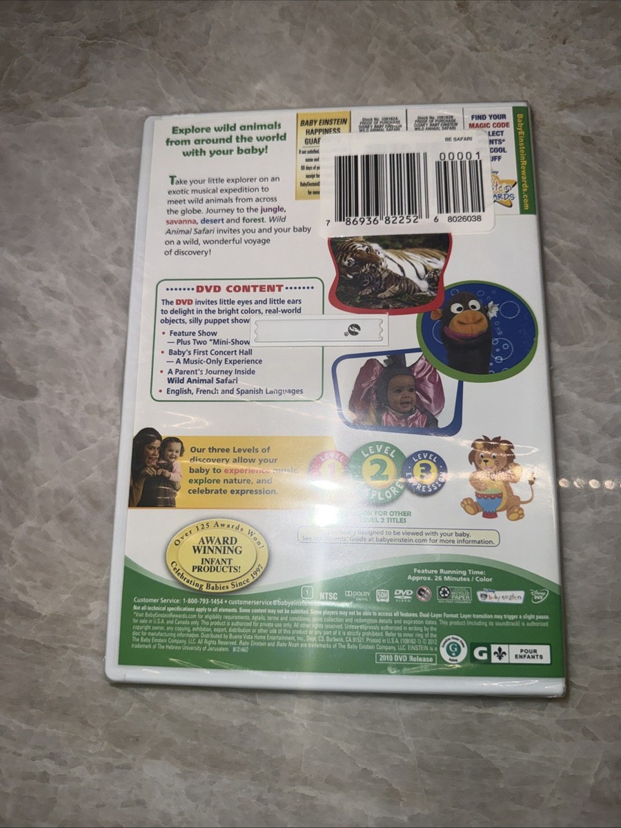 Baby Einstein: Wild Animal Safari Discovery Kit (DVD, 2010) for