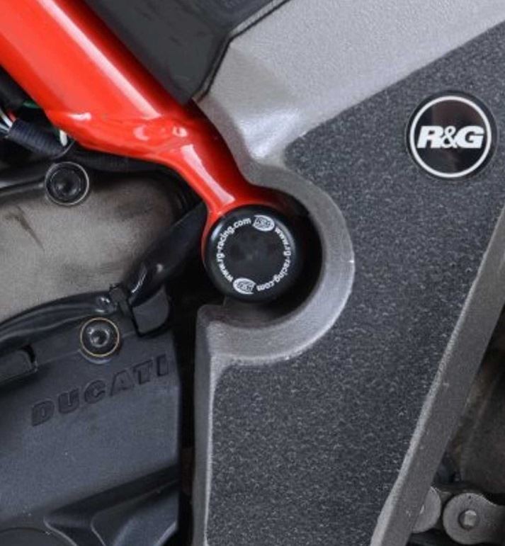 R&G Frame Plugs Black (Single Upper LHS) Ducati Multistrada 1260S 2018 - 2020