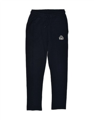 KAPPA Mens Tracksuit Trousers Small Navy Blue Cotton GC18