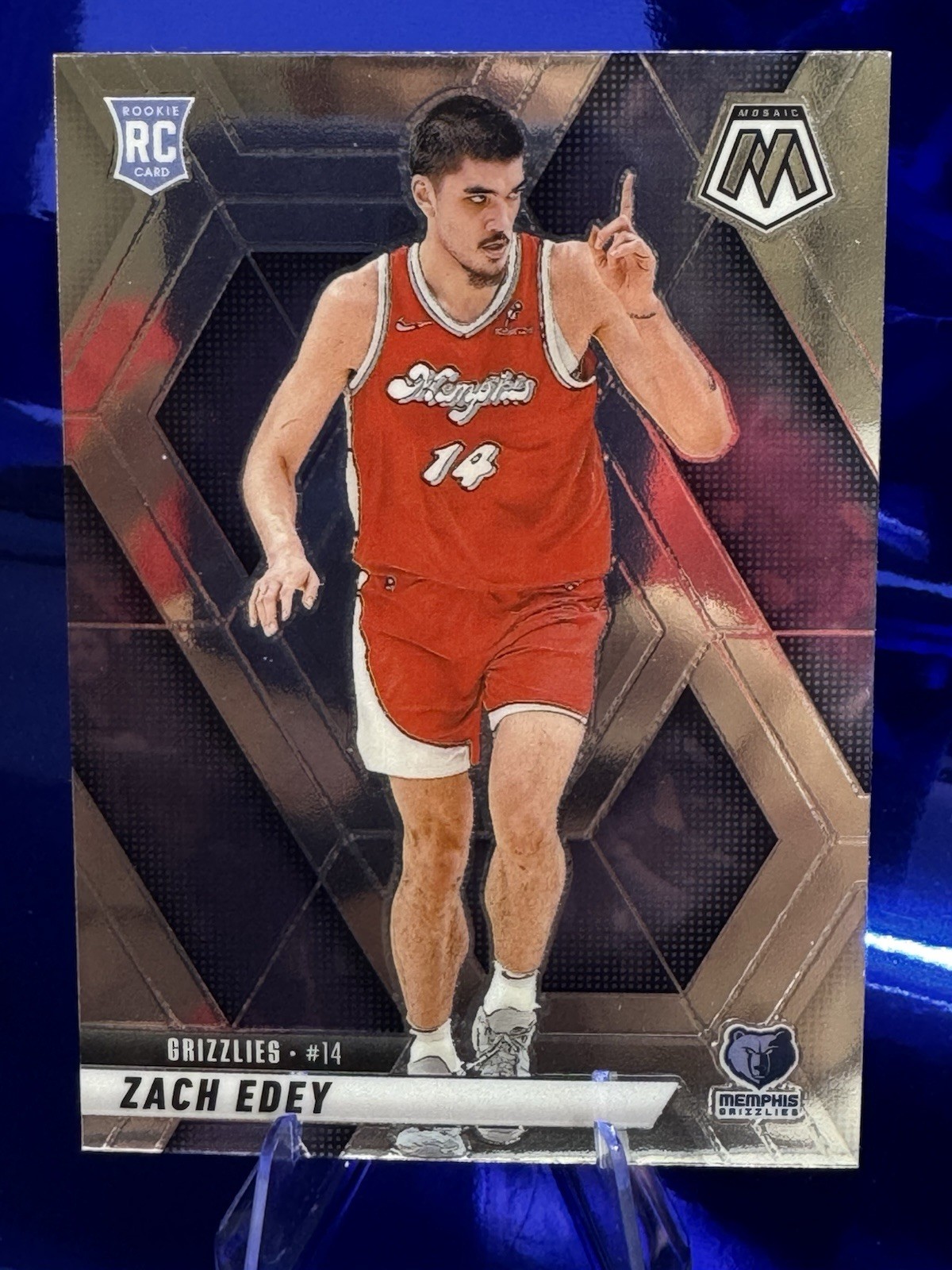 2024-25 Mosaic Basketball Zach Edey #248 RC Silver Prizm