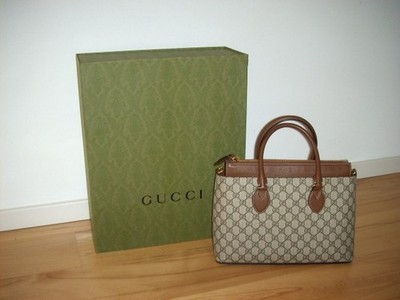 Gucci Bicolor GG Supreme Handles Tote Bag - Tasche - mega !!