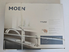 MOEN Torrance Low-Arc Single-Handle Kitchen Faucet  Side Sprayer CA87480