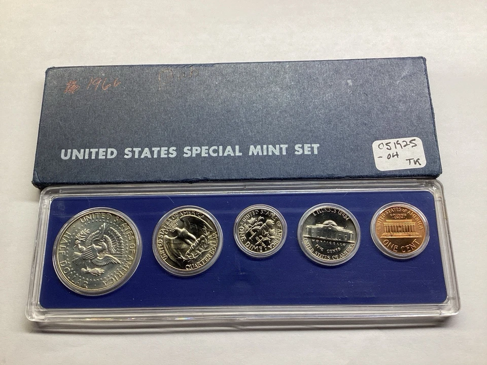 1966-Special Mint Set SMS with OGP 5 Coin Set from San Francisco Mint 051925 04t - Image 2 of 4